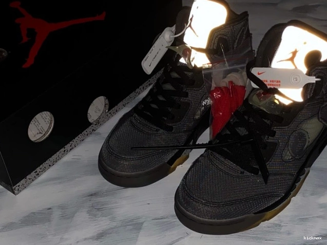 Rep Black CT8480-001 5 Jordan Air x Off-White 0718